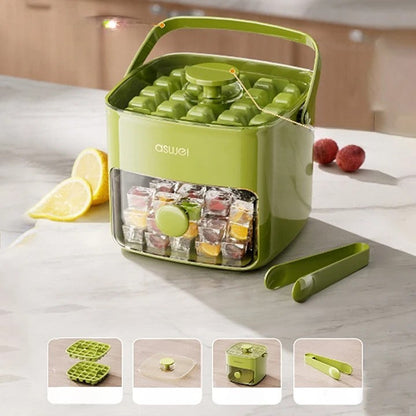Push-Out Silicone Ice Cube Tray