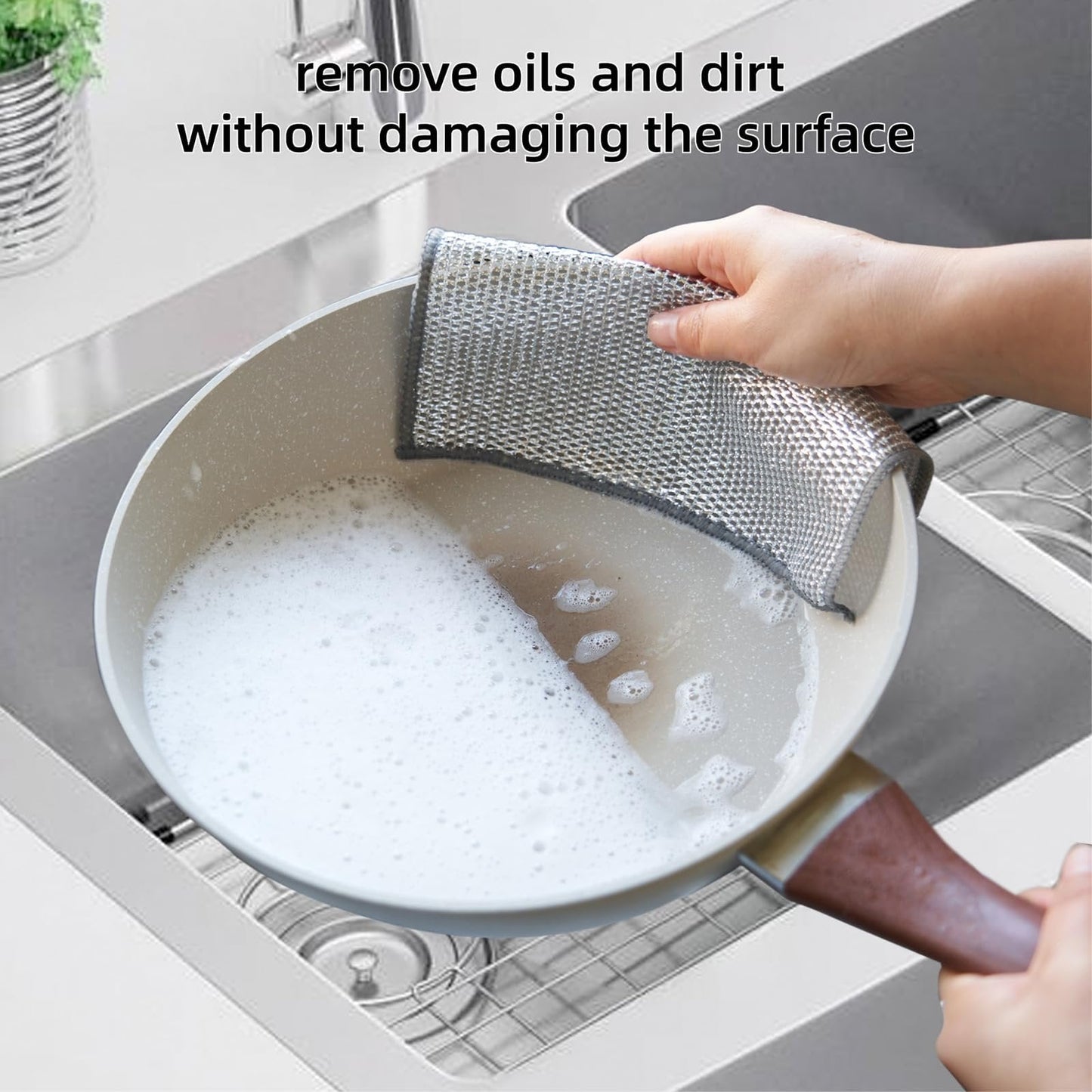Reusable Microfiber Cleaning Cloths, 20 Pack