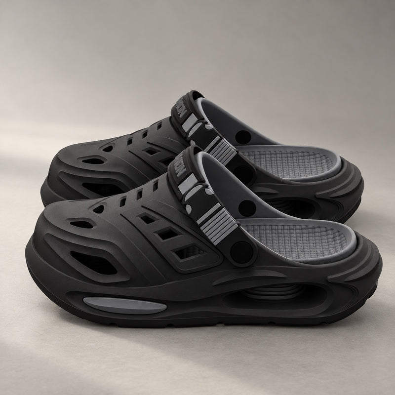 The Recovery Clog in black, side view