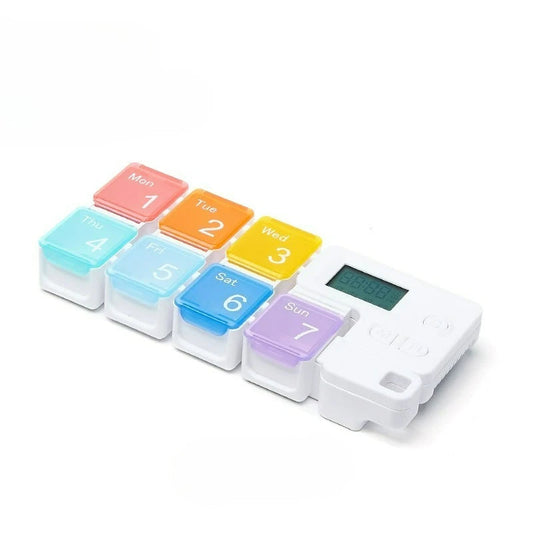 Smart Weekly Pill Organizer With Reminders
