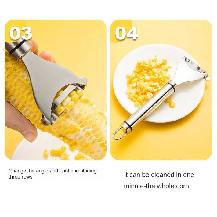 Quick Kernel-Off Corn Peeler