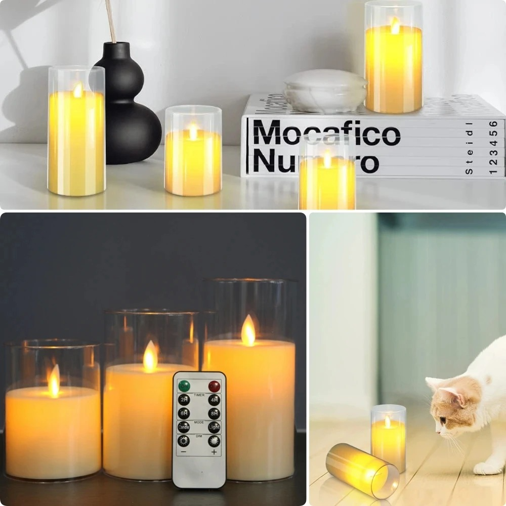 Flameless LED Candles With Remote
