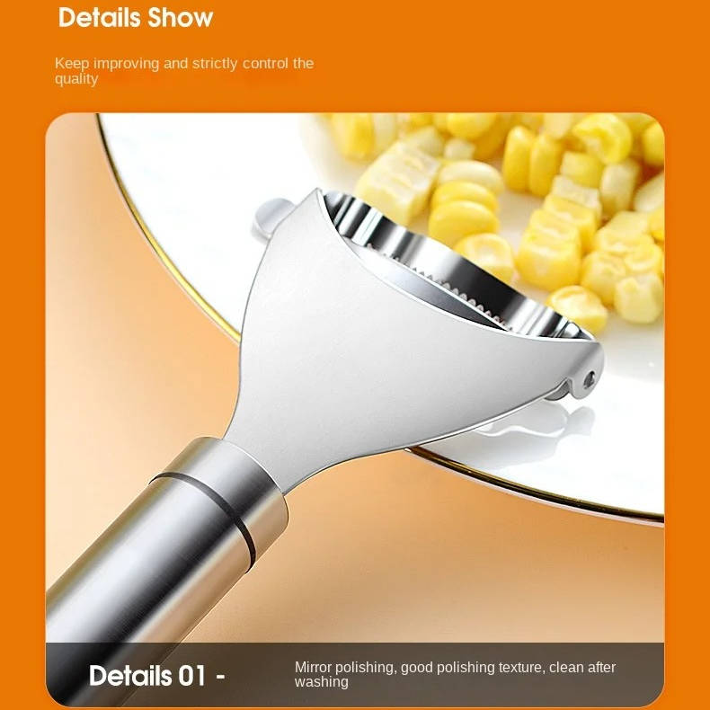 Quick Kernel-Off Corn Peeler