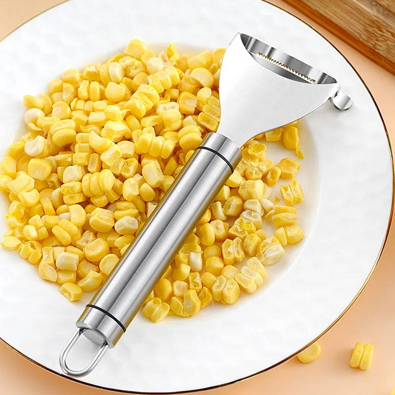 Quick Kernel-Off Corn Peeler
