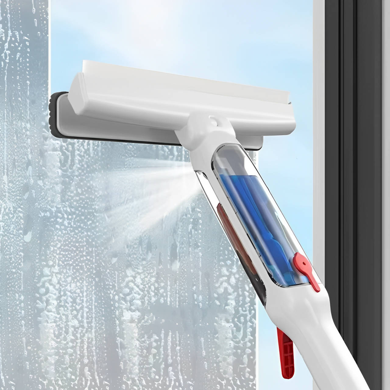 Telescopic Long-Handle Window Cleaner