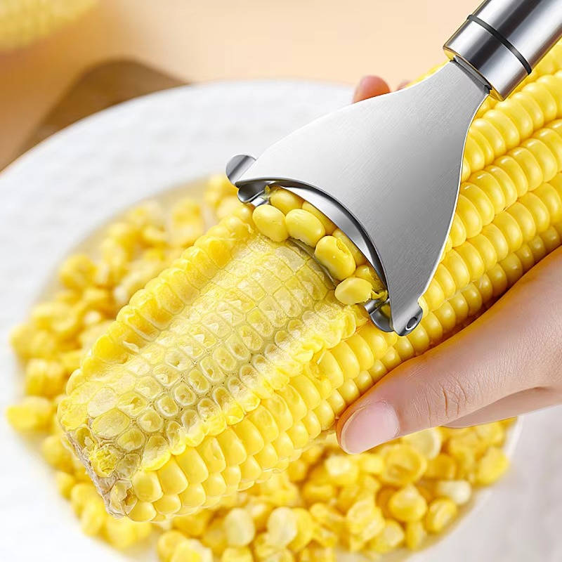 Quick Kernel-Off Corn Peeler