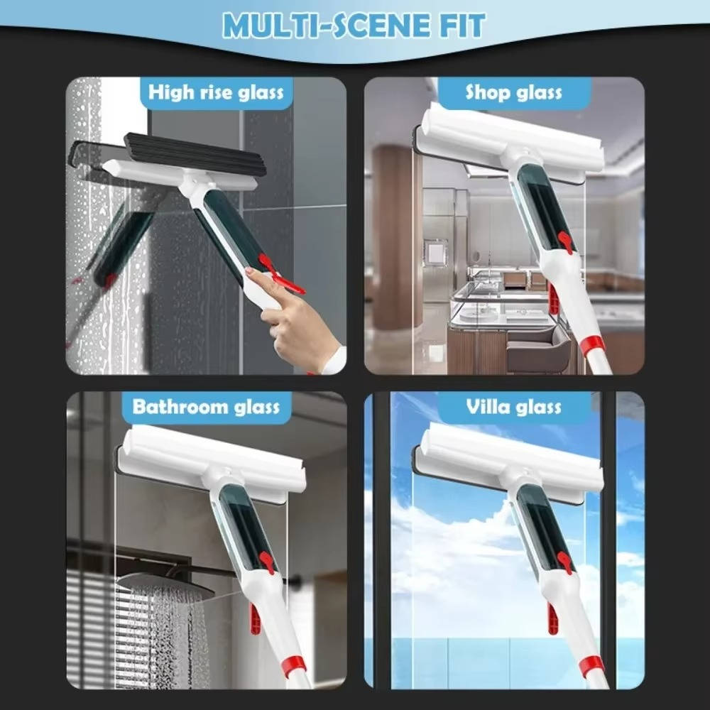 Telescopic Long-Handle Window Cleaner
