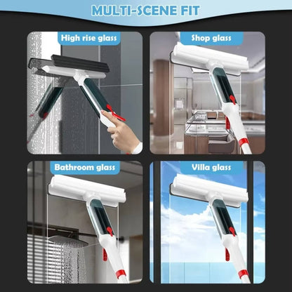Telescopic Long-Handle Window Cleaner