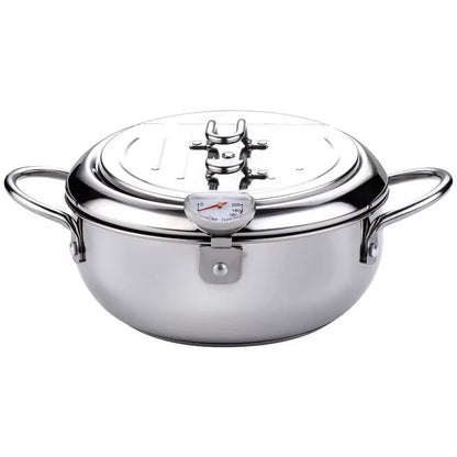 Compact Japanese Deep Fryer Pot