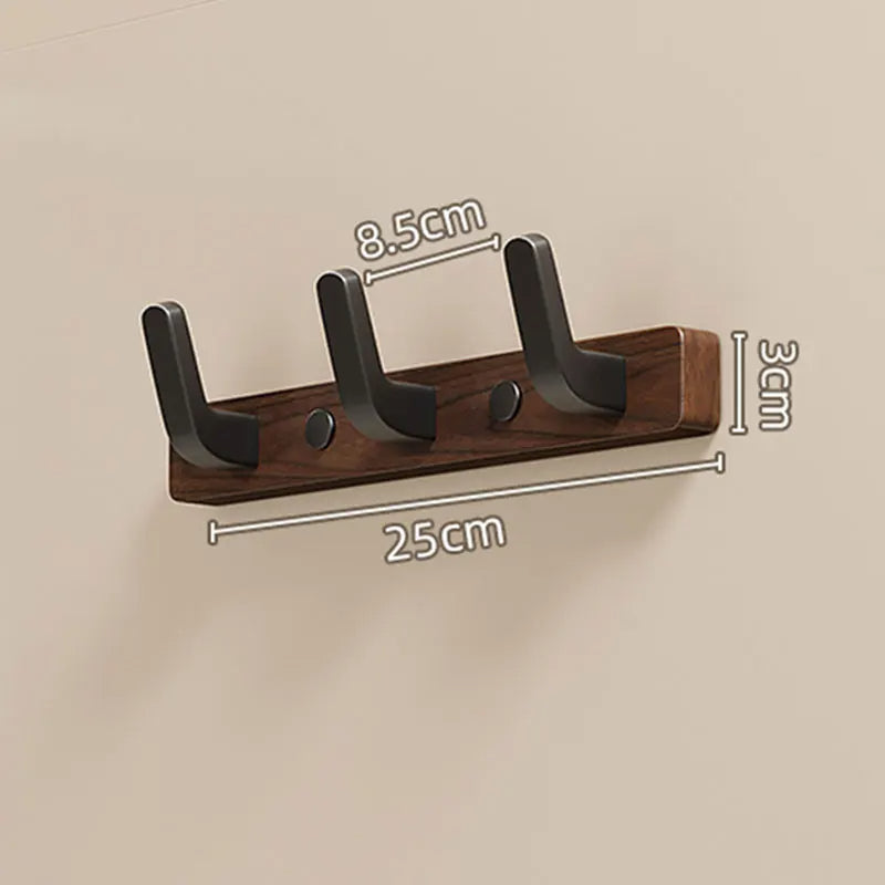 Minimalist Wood & Metal Coat Hooks