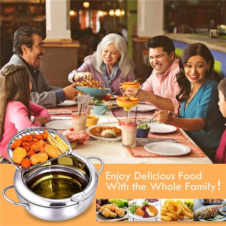 Compact Japanese Deep Fryer Pot
