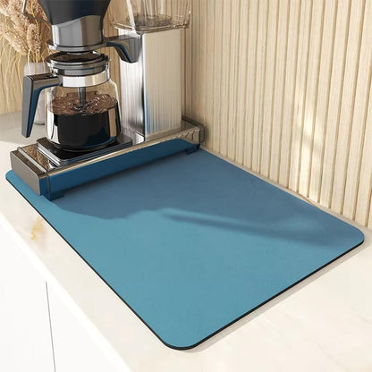 Super-Absorbent Kitchen Dish Drying Mat