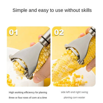 Quick Kernel-Off Corn Peeler