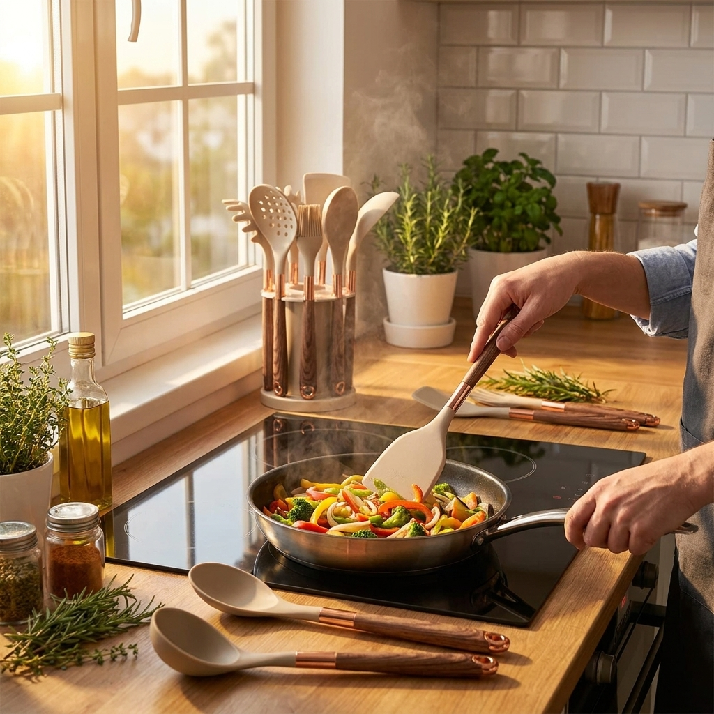 Kitchen Utensil Set in use lifestyle