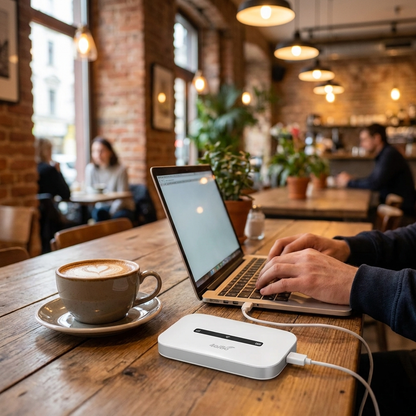 Portable Wi-Fi device lifestyle