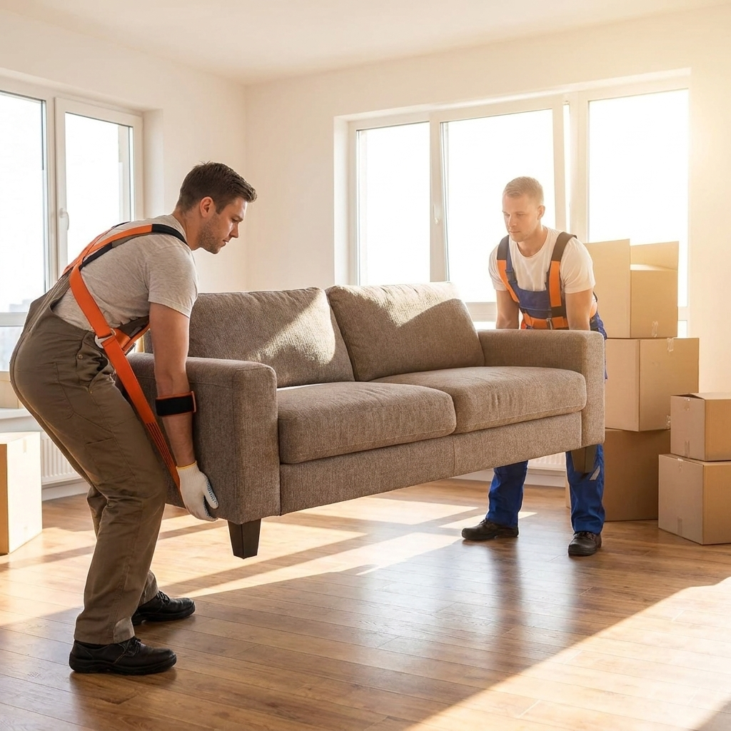Moving Furniture Straps in use lifestyle