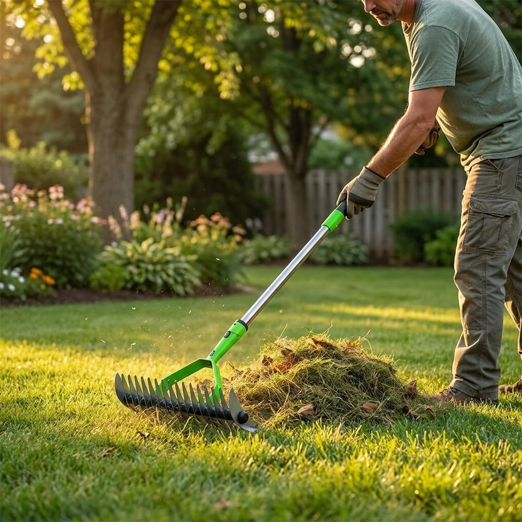 Thatch rake lifestyle