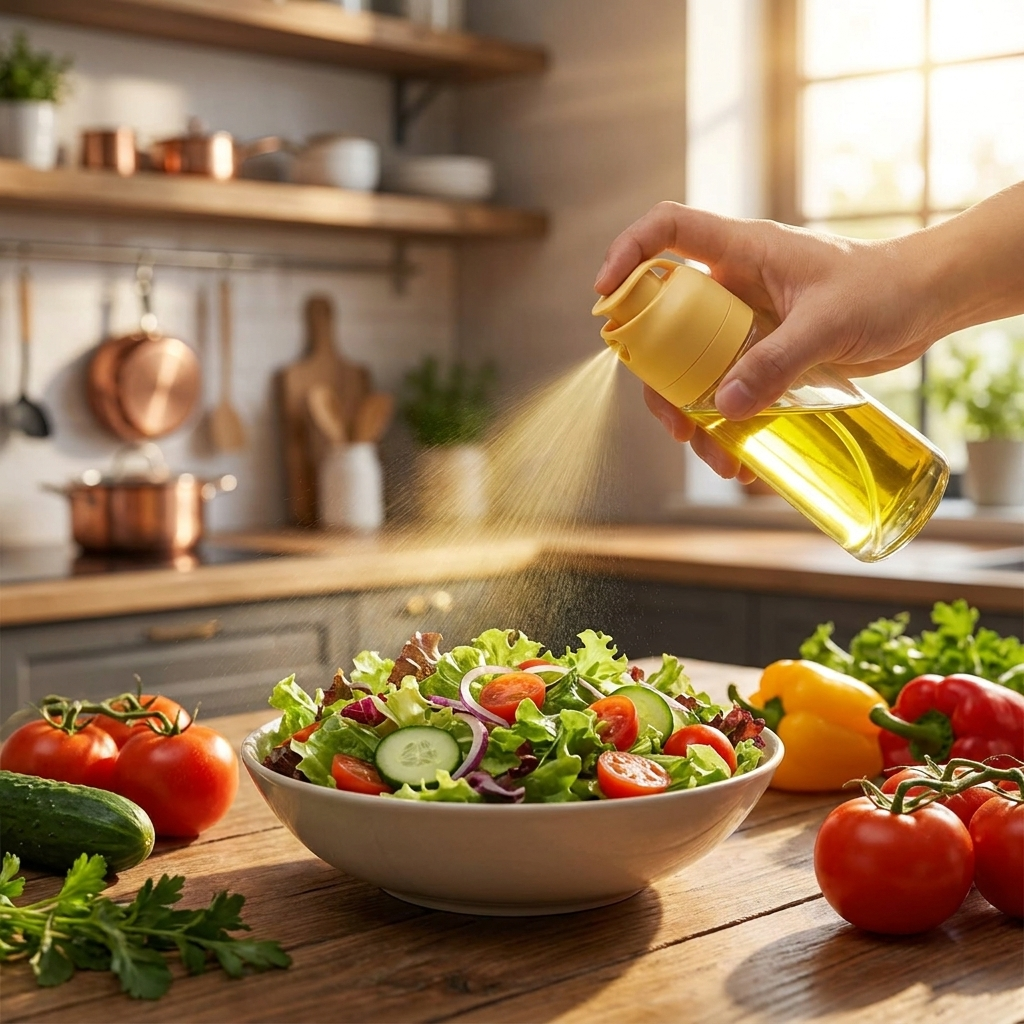 Glass oil sprayer lifestyle