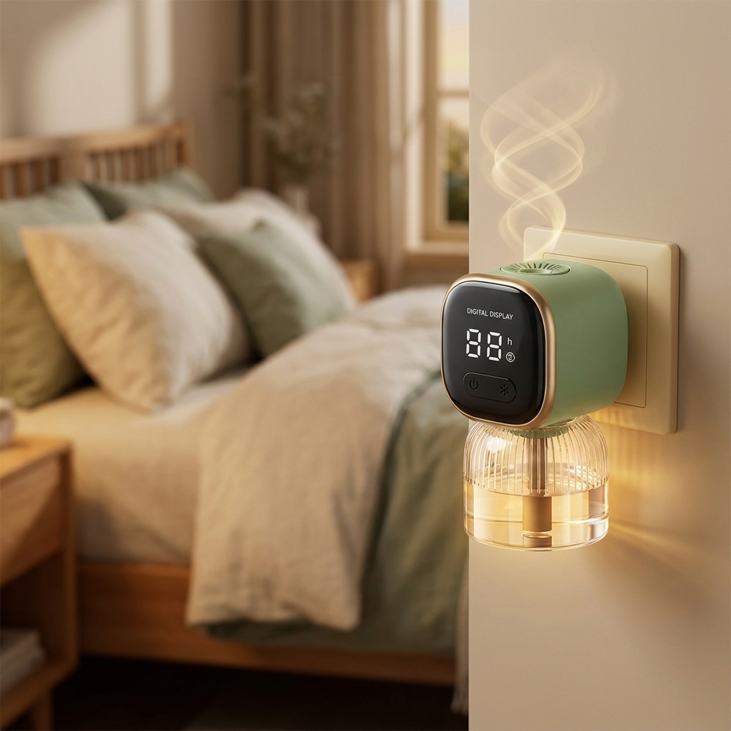 Electric Mosquito Repellent Plug-In in use lifestyle