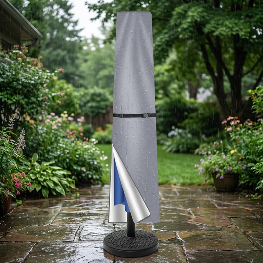 Waterproof Outdoor Parasol Cover in use lifestyle
