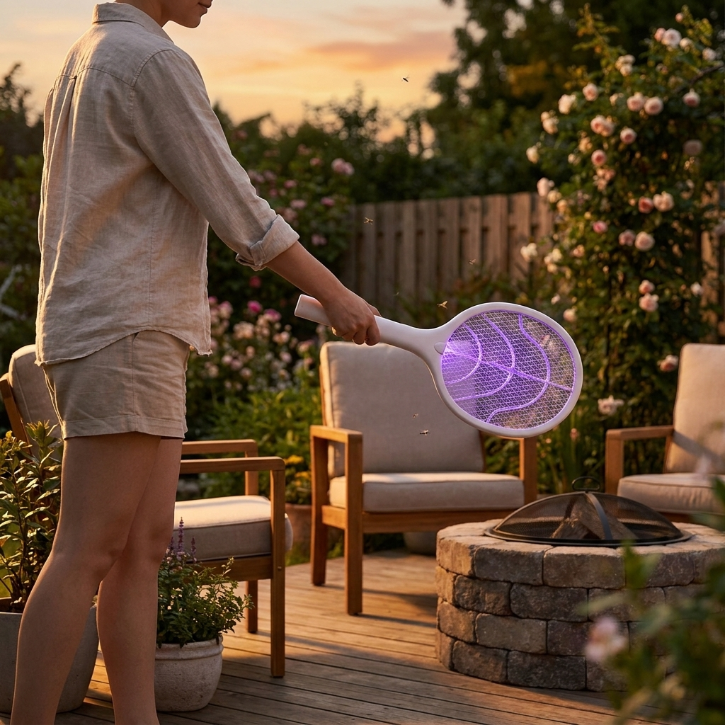 Bug zapper racket lifestyle