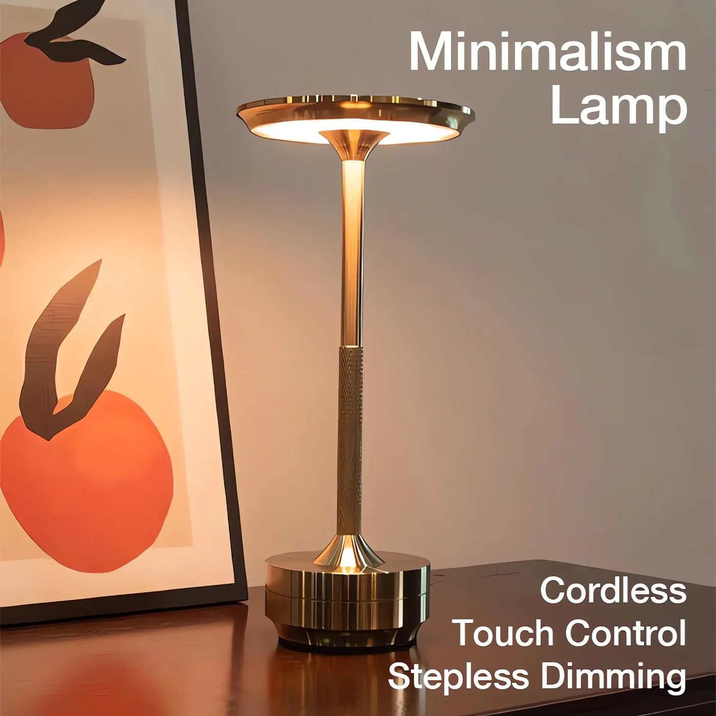 Cordless Nordic Touch Table Lamp