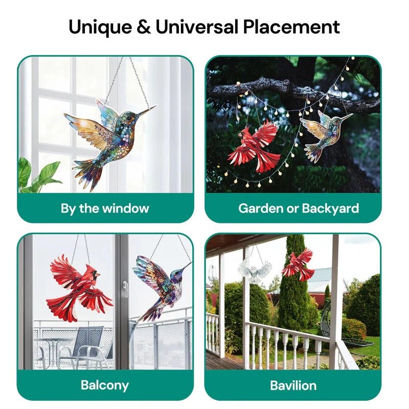 Hummingbird Suncatcher for Sparkling Window Decor