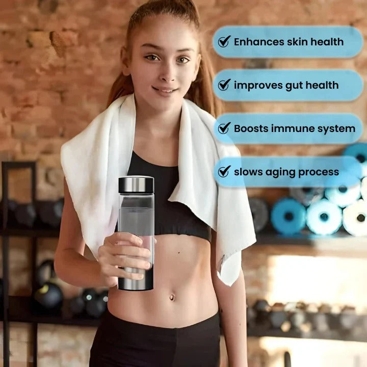 Portable Hydrogen-Rich Water Bottle
