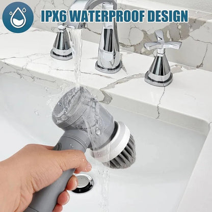 Turbo Rotating Power Spin Scrubber