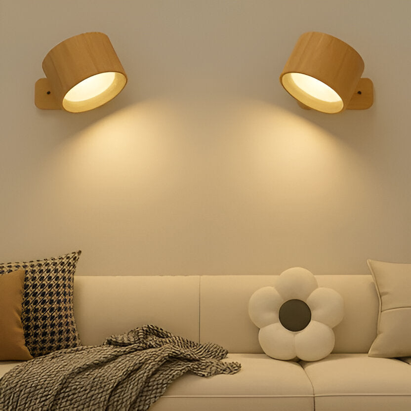 Rechargeable 360° Rotating Wall Light