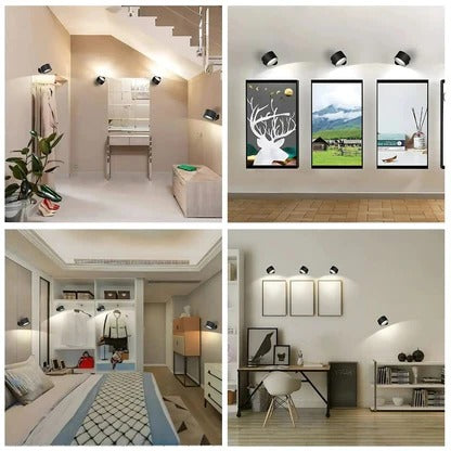 Rechargeable 360° Rotating Wall Light
