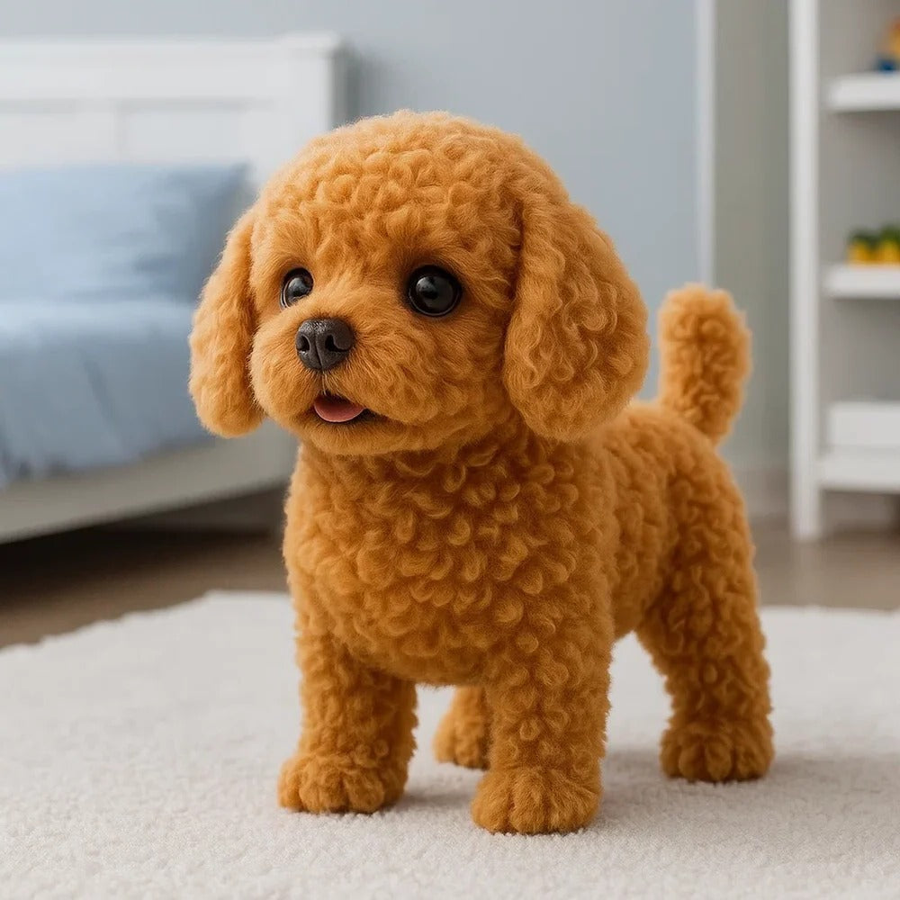 Cuddly Interactive Plush Puppy