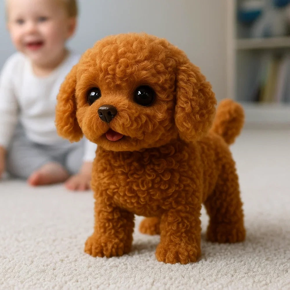 Cuddly Interactive Plush Puppy