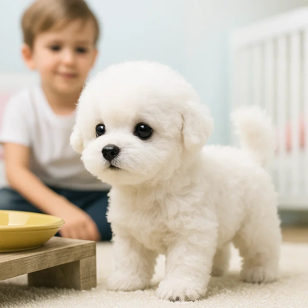 Cuddly Interactive Plush Puppy