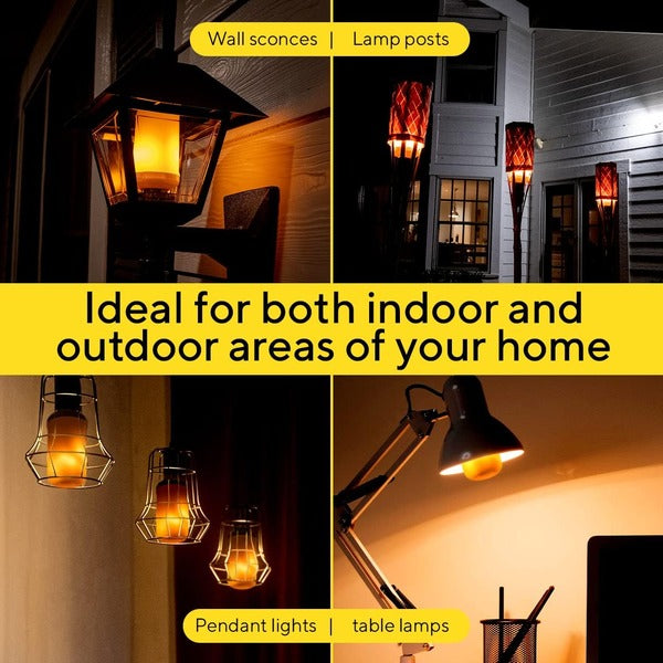 Flickering Flame Effect LED Bulb