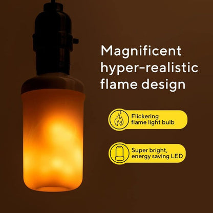 Flickering Flame Effect LED Bulb