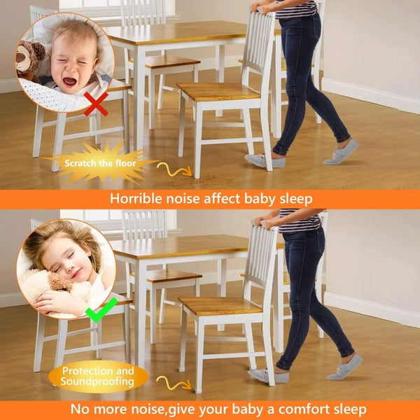 Square Chair Leg Floor Protector Set