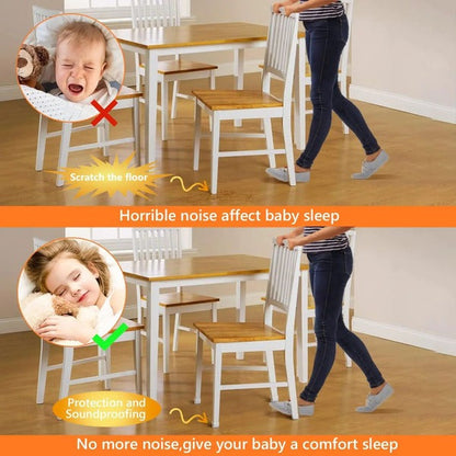 Square Chair Leg Floor Protector Set