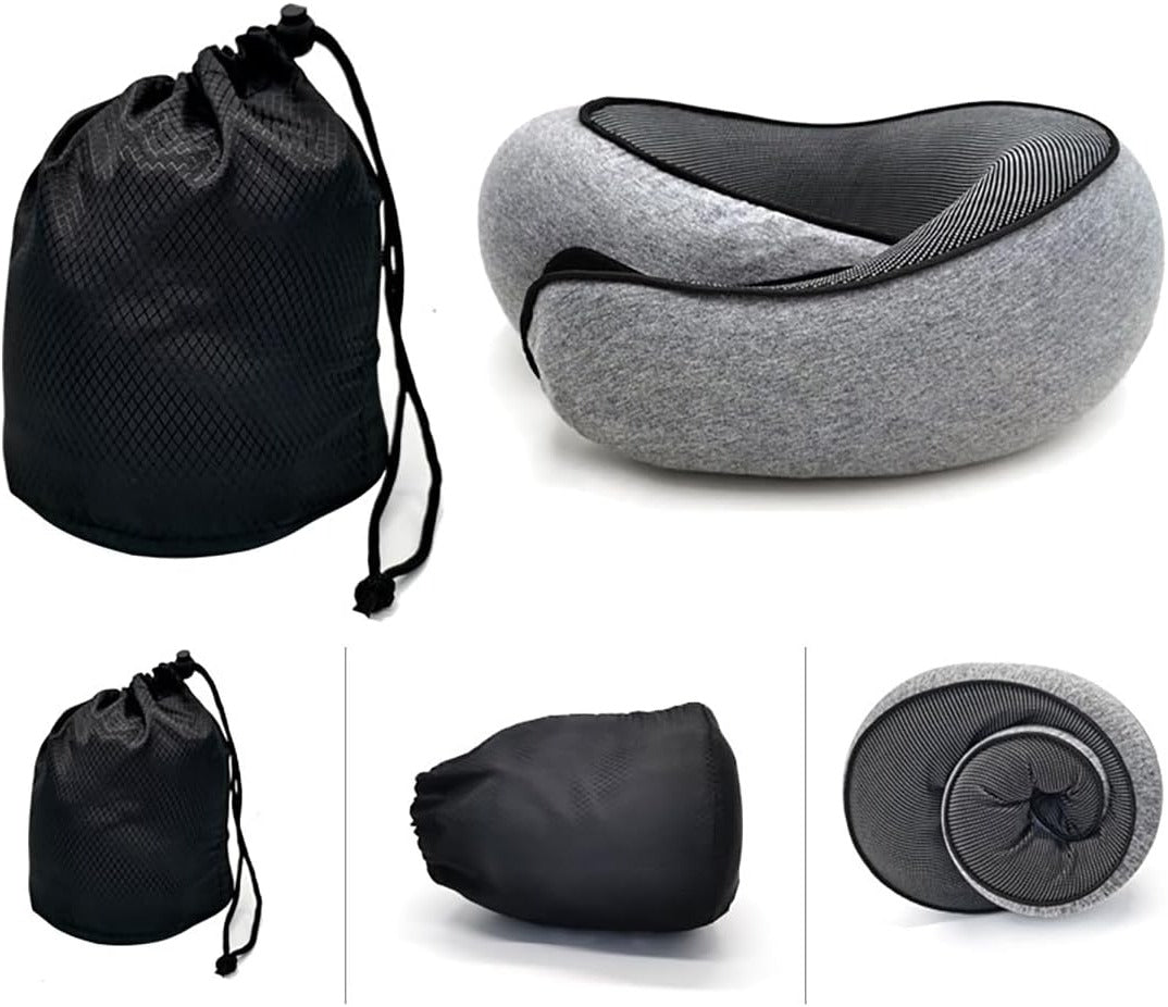 Adjustable Memory Foam Travel Neck Pillow