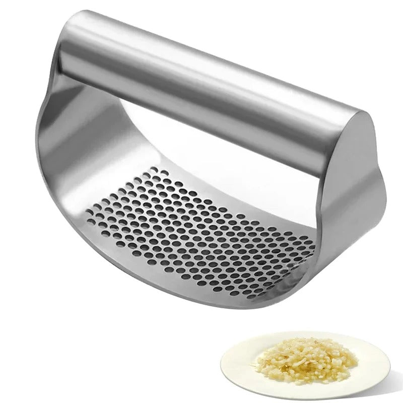 Stainless Steel Garlic Press Rocker Set