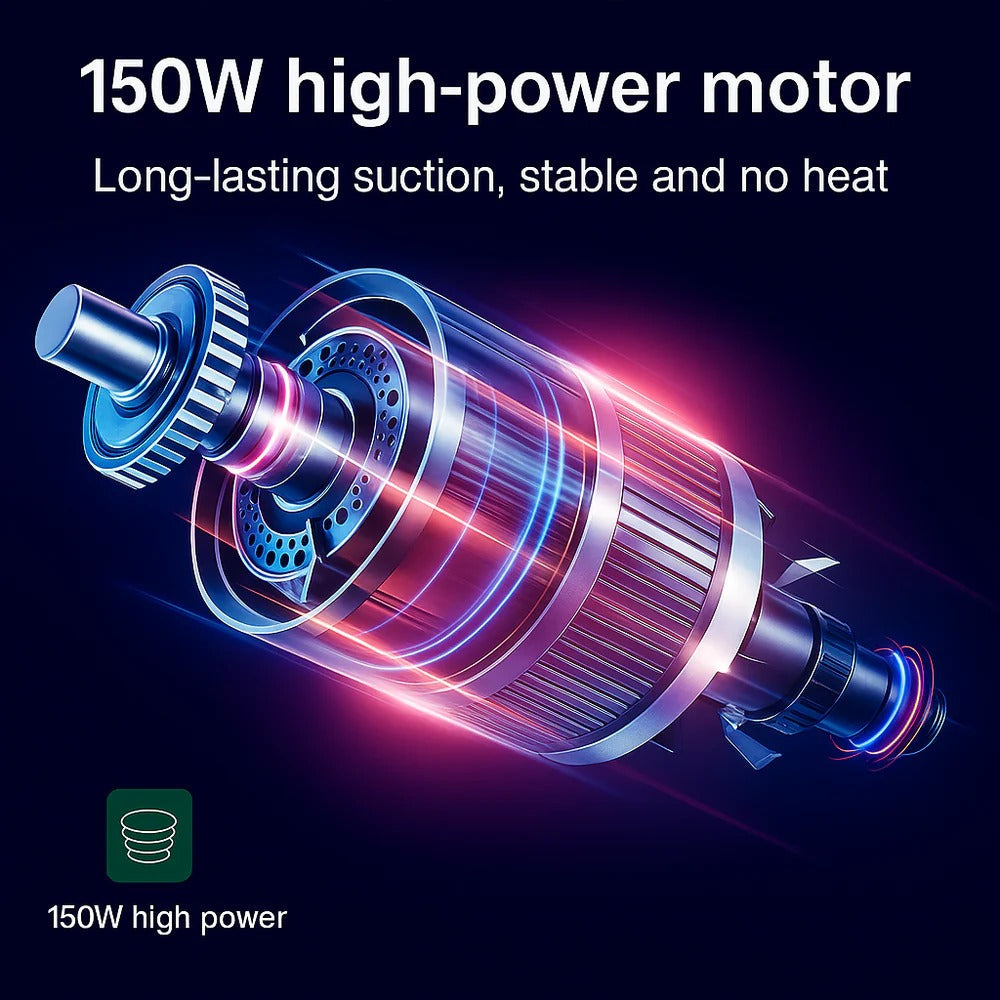 Cordless High-Suction Car Vacuum Cleaner