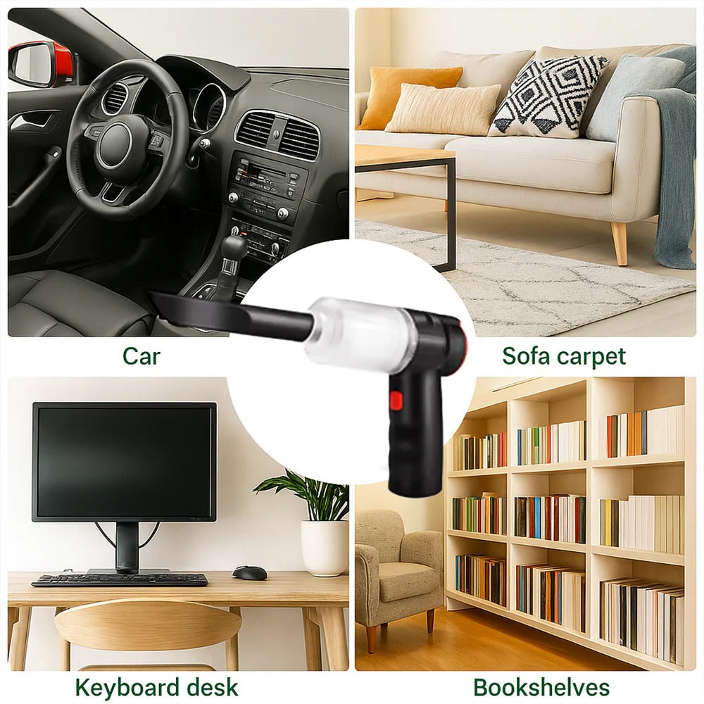 Cordless High-Suction Car Vacuum Cleaner