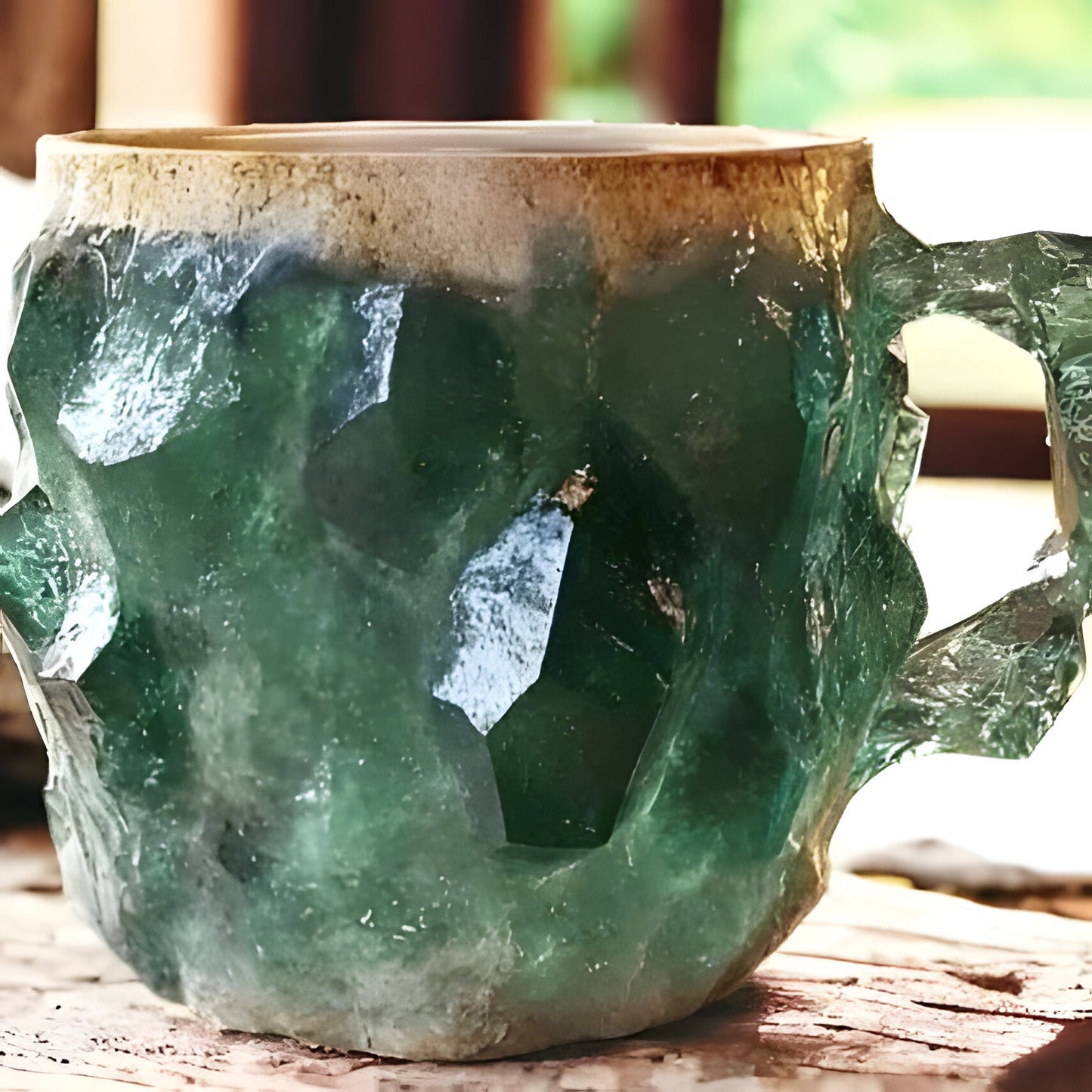 Mineral Crystal Ceramic Coffee Mugs