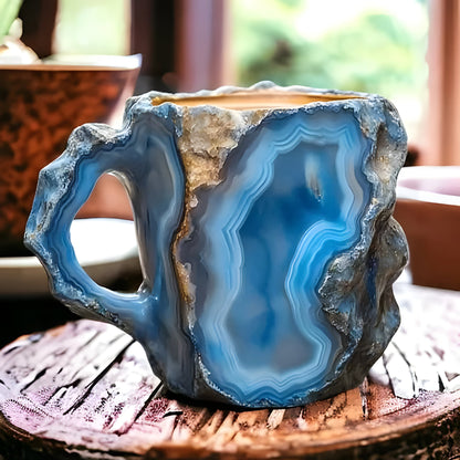 Mineral Crystal Ceramic Coffee Mugs