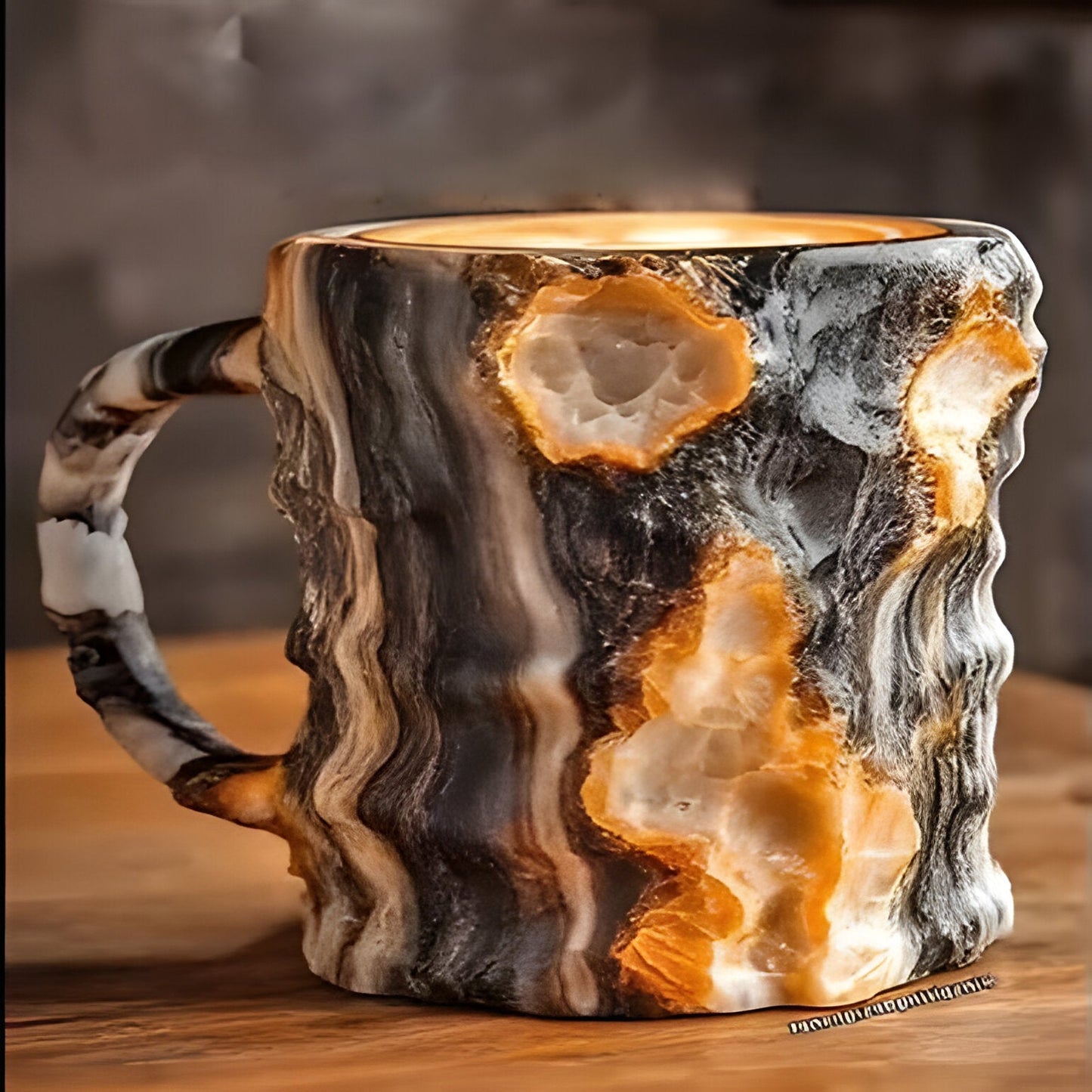 Mineral Crystal Ceramic Coffee Mugs