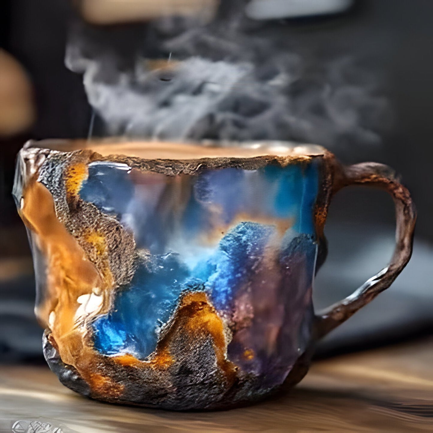 Mineral Crystal Ceramic Coffee Mugs