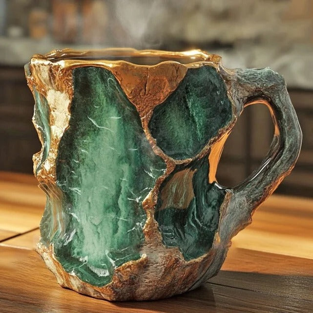 Mineral Crystal Ceramic Coffee Mugs
