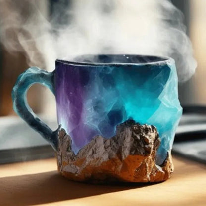 Mineral Crystal Ceramic Coffee Mugs