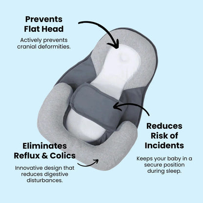 Anti-Spit-Up Infant Wedge Pillow for Comfort