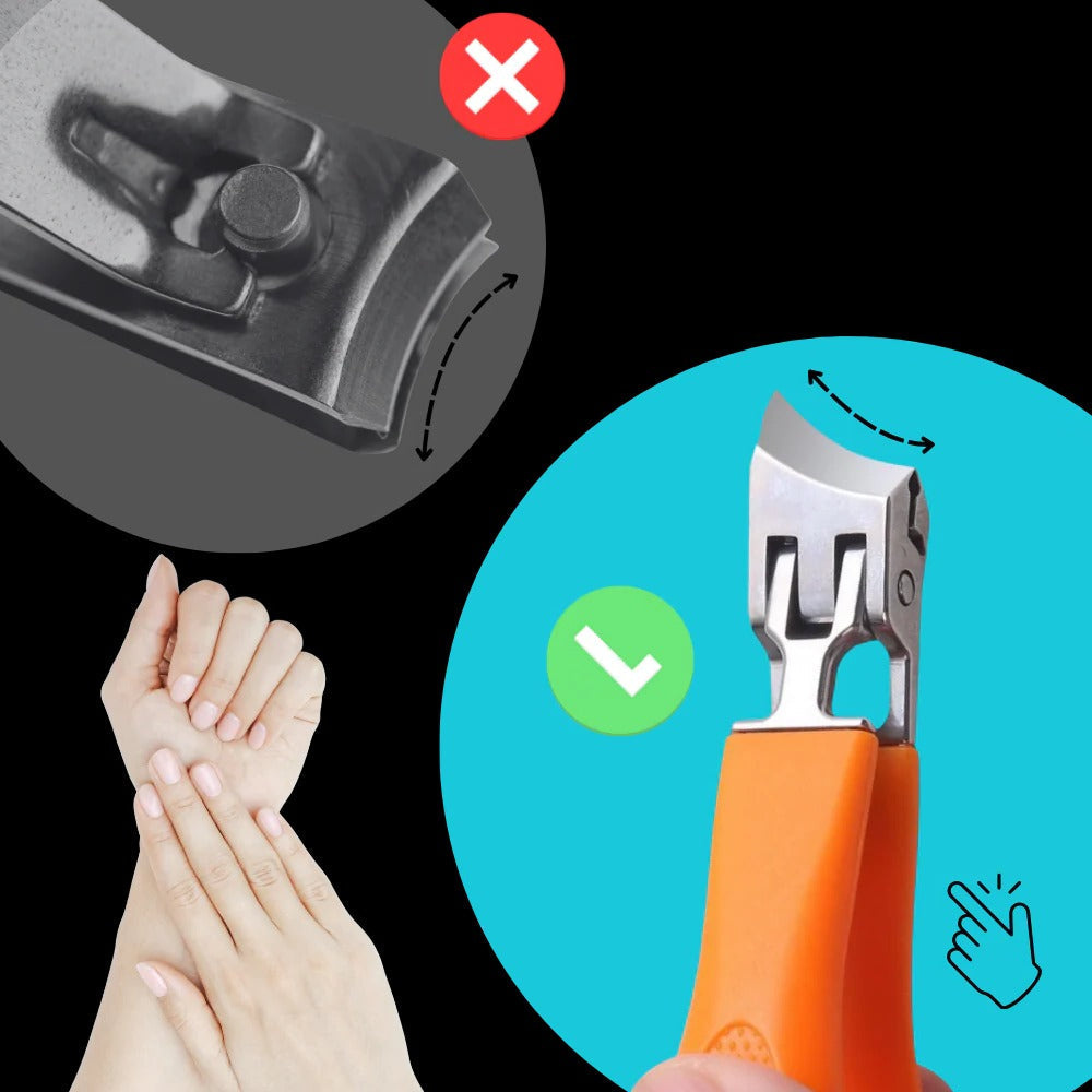 Precision Wide-Jaw Nail Clippers